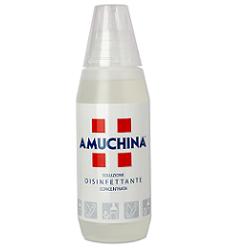 DISINFETTANTE IGIENIZZANTE A BASE DI IPOCLORITO DI SODIO ANTIMICROBICO AD AMPIO SPETTRO D'AZIONE AMUCHINA LIQUIDA 100% 500 ML - farmagiri