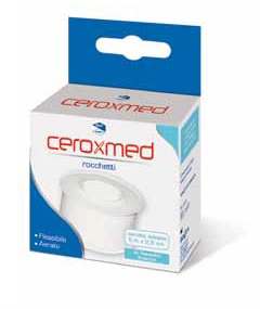 CEROTTO IN ROCCHETTO CEROXMED AERATO IN TESSUTO BIANCO 500X2,50 CM 1 PEZZO - farmagiri