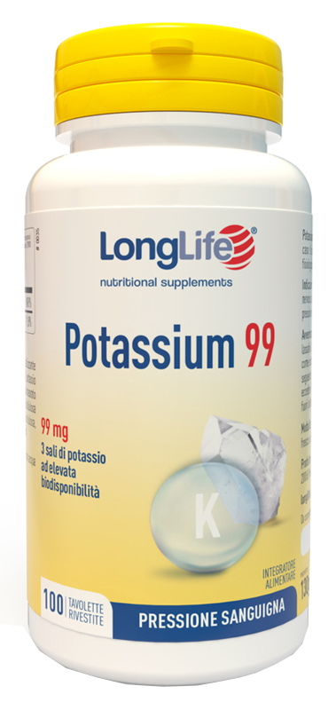 LONGLIFE POTASSIUM 99 100 TAVOLETTE RIVESTITE - farmagiri