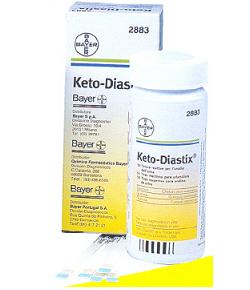 STRISCE MISURAZIONE GLICOSURIA E CHETONURIA KETODIASTIX 50 PEZZI - farmagiri