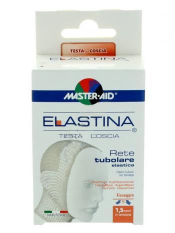 RETE TUBOLARE ELASTICA IPOALLERGENICA MASTER-AID ELASTINA TESTA/COSCIA 1,5 MT IN TENSIONE CALIBRO 6 CM - farmagiri