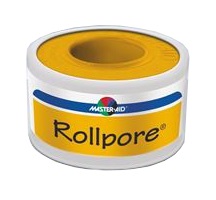 CEROTTO IN ROCCHETTO MASTER-AID ROLLPORE TESSUTO NON TESSUTO 5X1,25 - farmagiri
