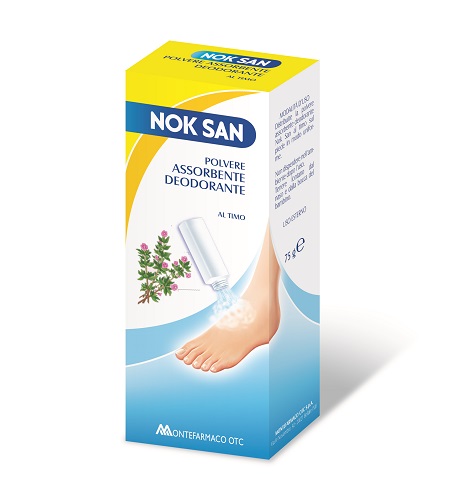 NOK SAN POLVERE ASSORBENTE DEODORANTE 75 G - farmagiri