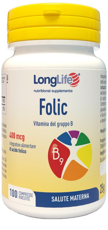 LONGLIFE FOLIC 400 MCG 100 COMPRESSE - farmagiri