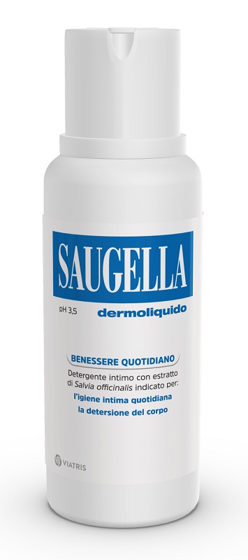 SAUGELLA DERMOLIQUIDO PH 3,5 DETERGENTE INTIMO BENESSERE QUOTIDIANO 250 ML - farmagiri