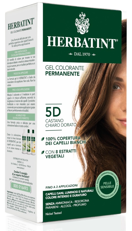HERBATINT 5D CASTANO CHIARO DORATO 150 ML - farmagiri