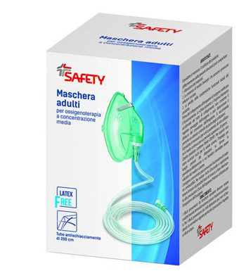 MASCHERA PER OSSIGENOTERAPIA CON TUBO 200CM - farmagiri