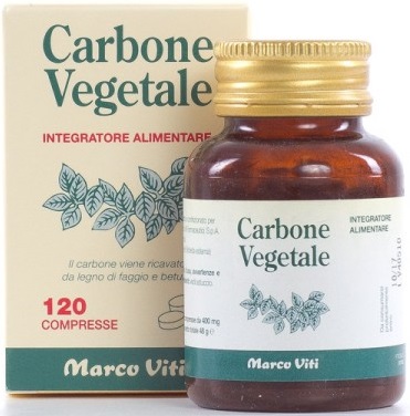 CARBONE VEGETALE 120 COMPRESSE - farmagiri
