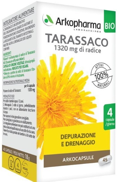 ARKO CAPSULE TARASSACO BIO 45 CAPSULE - farmagiri