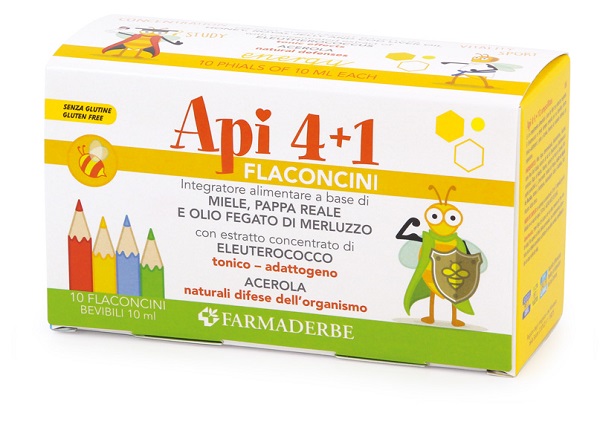 APIQUATTRO + 1 10 FLACONCINI DA 10 ML - farmagiri