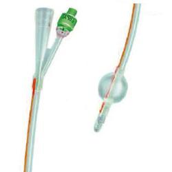 CATETERE FOLEY IN SILICONE TRASPARENTE A 2 VIE CON PALLONCINO 5-10ML DIAMETRO CH20 6,66MM LUNGHEZZA 40CM - farmagiri