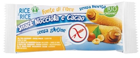 RICE&RICE SNACK DI RISO ALLA NOCCIOLA 25 G SENZA LIEVITO - farmagiri