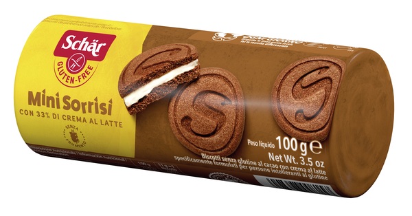 SCHAR MINI SORRISI CON CREMA AL LATTE 100 G - farmagiri