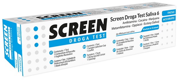 SCREEN DROGA TEST SALIVA 6 DROGHE - farmagiri