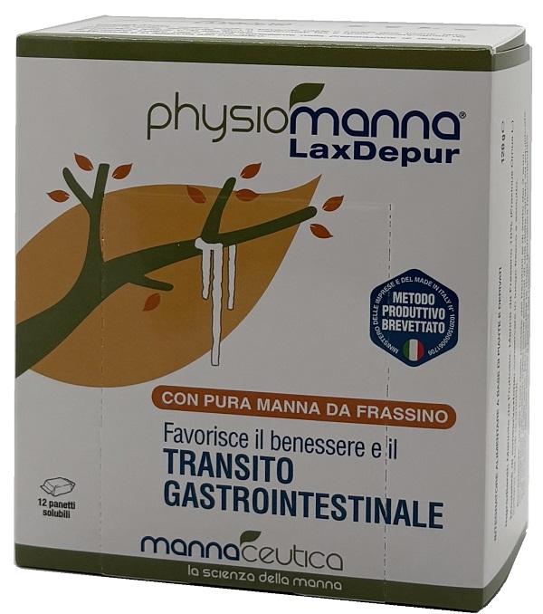 PHYSIOMANNA LAXDEPUR MANNITE DUFOUR 12 PANETTI SOLUBILI DA 10 G - farmagiri