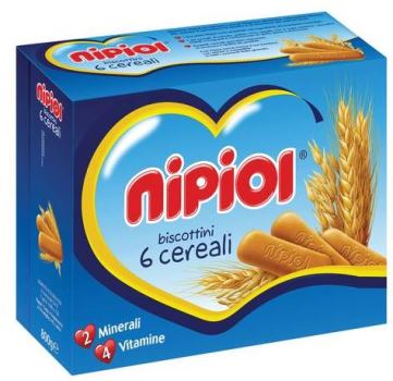 NIPIOL BISCOTTINI 6 CEREALI 800 G - farmagiri