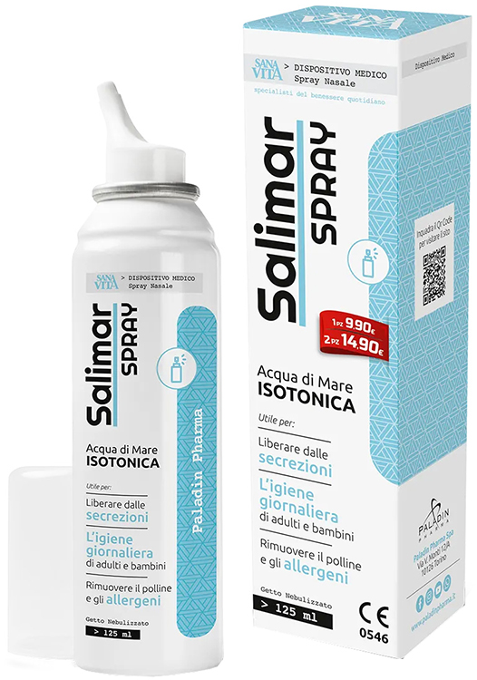 SANAVITA SALIMAR SPRAY NASALE NEW 125 ML - farmagiri