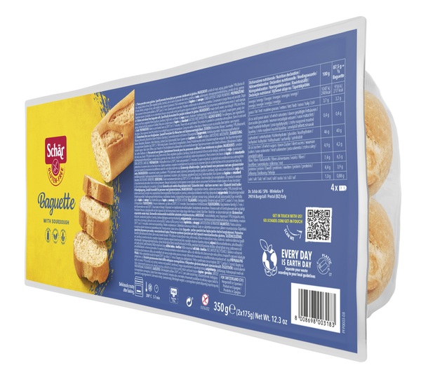 SCHAR BAGUETTE SENZA LATTOSIO 2 X 175 G - farmagiri