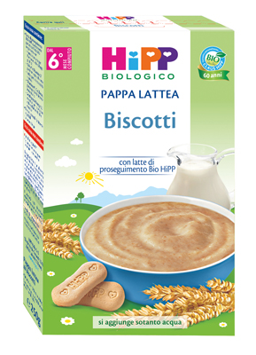HIPP BIO PAPPA LATTEA BISCOTTI 250 G - farmagiri