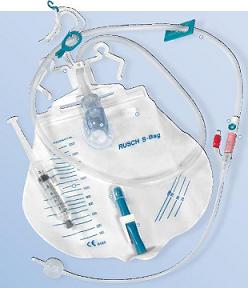 CATETERE IN SILICONE SCANALATO PROFILCATH PRECONNESSO CH14 LUNGHEZZA 40CM + SACCA DI DRENAGGIO DA 2000ML GRADUATA CON TUBO DI SCARICO ELASTICO E CHIUSURA A MORSETTO - farmagiri
