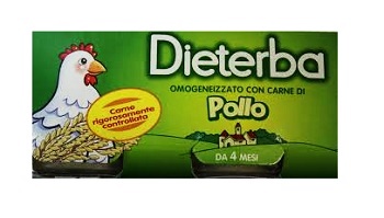DIETERBA OMOGENEIZZATO POLLO 3 PEZZI 80 G - farmagiri
