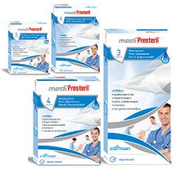 MEDICAZIONE POST OPERATORIA MEDIPRESTERIL IMPERMEABILE 7,5X10CM 4 PEZZI - farmagiri