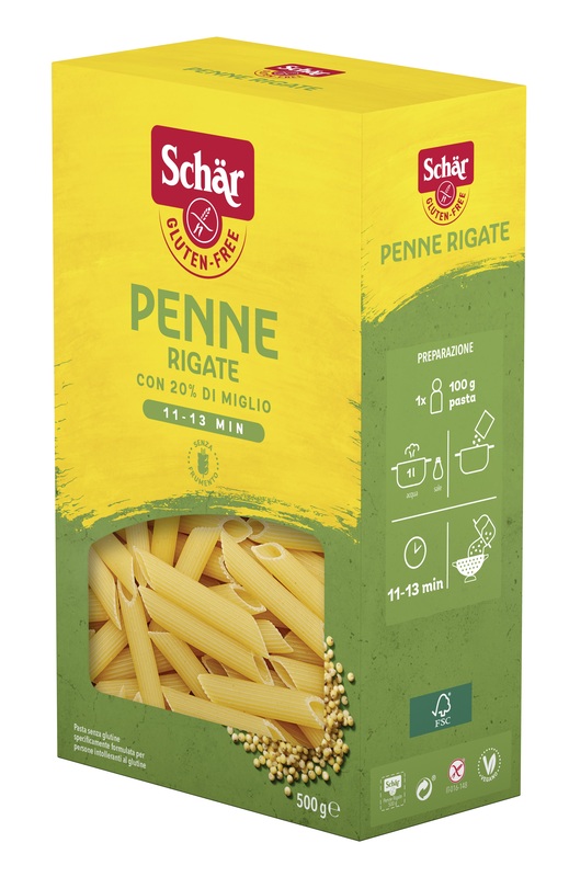 SCHAR PENNE RIGATE 500 G - farmagiri