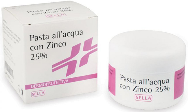 PASTA ACQUA CON ZINCO 25% 100 G - farmagiri