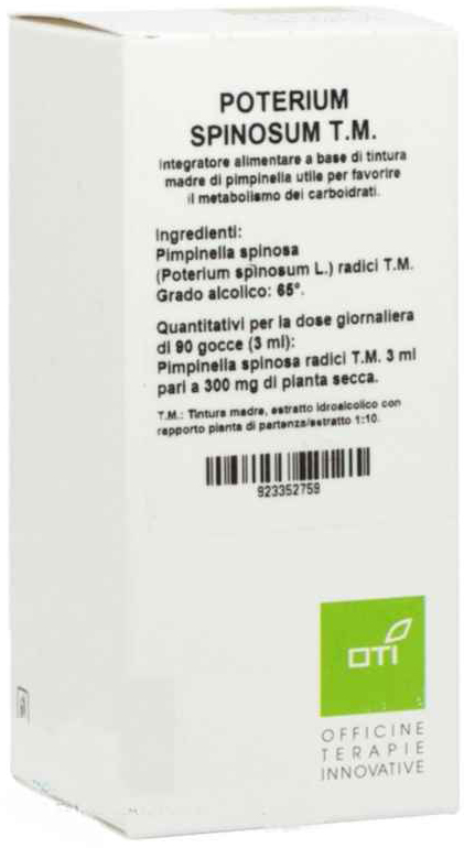 POTERIUM SPINOSUM TINTURA MADRE GOCCE 100ML - farmagiri