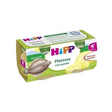 HIPP OMOGENEIZZATO PLATESSA CON PATATE 2X80 G - farmagiri