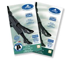 CALZA UOMO COTONE 140 DENARI MEDIA BLU - farmagiri