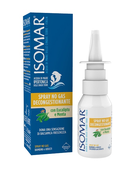 ISOMAR SOLUZIONE ACQUA MARE NASO IPERTONICA NASO SPRAY DECONGESTIONANTE 30 ML - farmagiri