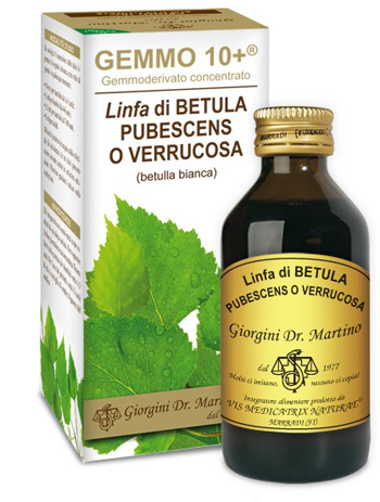 GEMMO 10+ BETULLA B LINFA 100 ML LIQUIDO ANALCOLICO - farmagiri