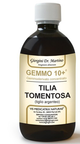 GEMMO 10+ TIGLIO ARGENTEO LIQUIDO ANALCOLICO 500 ML - farmagiri