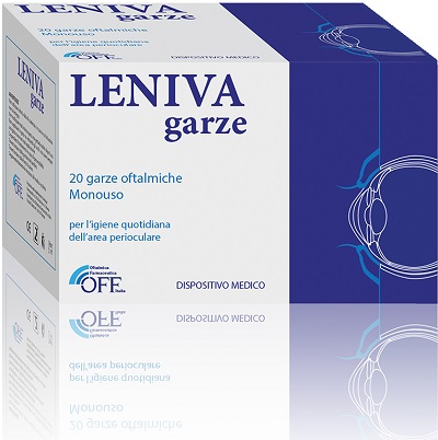 LENIVA GARZE OFTALMICHE 20 PEZZI - farmagiri