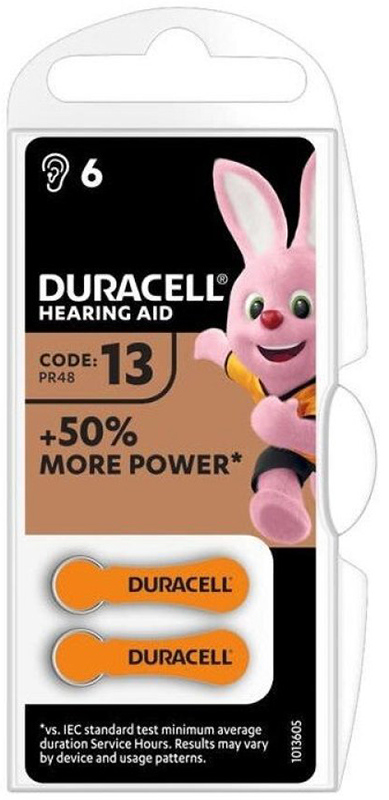 DURACELL EASY TAB 13 ARANCIO BATTERIA PER APPARECCHIO ACUSTICO - farmagiri