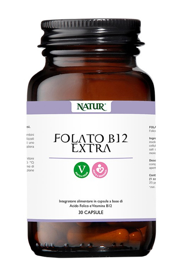 FOLATO B12 EXTRA 30 CAPSULE - farmagiri