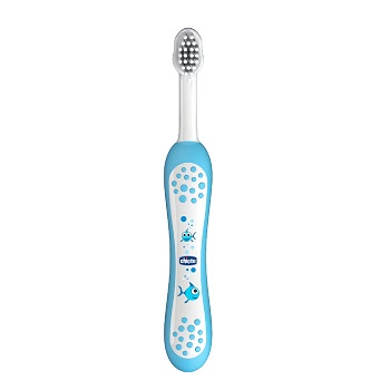 CHICCO SPAZZOLINO PRIMI DENTI DA LATTE AZZURRO 6-36 MESI - farmagiri