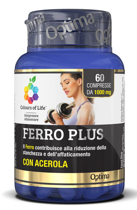 COLOURS OF LIFE FERRO PLUS 60 COMPRESSE 1000 MG - farmagiri
