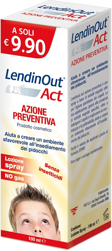 LENDINOUT ACT AZIONE PREVENTIVA SPRAY 100 ML - farmagiri