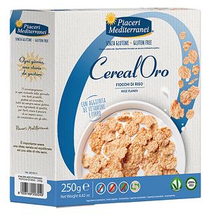 PIACERI MEDITERRANEI CEREALORO FIOCCHI DI RISO 250 G - farmagiri