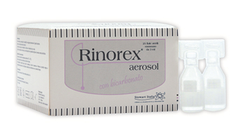 FIALA PER AEROSOL RINOREX BICARBONATO 25 FIALE 3 ML - farmagiri