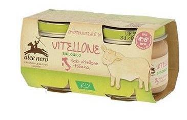 OMOGENEIZZATO DI VITELLONE BABY FOOD BIO 2 X 80 G - farmagiri