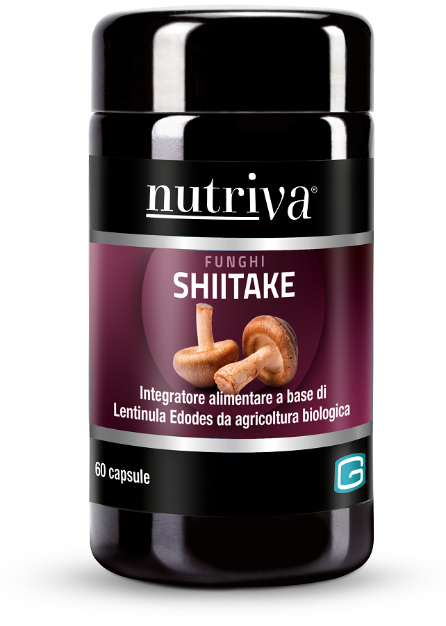 NUTRIVA SHIITAKE BIO 60 CAPSULE - farmagiri