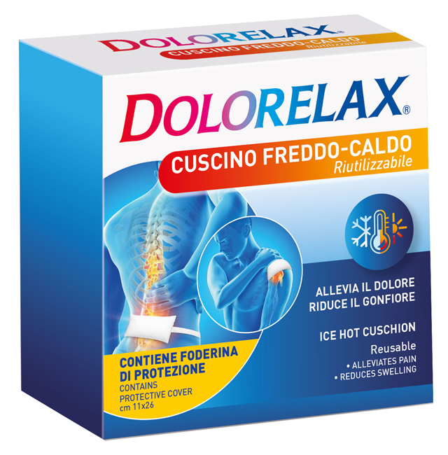 DOLORELAX ICE HOT CUSCINO RIUTILIZZABILE 11X26 CM 2 PEZZI - farmagiri