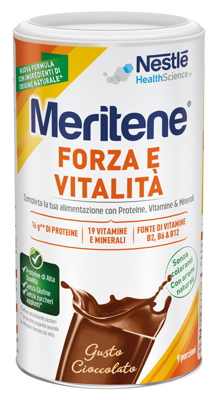 MERITENE FORZA E VITALITA' CIOCCOLATO 270 G - farmagiri