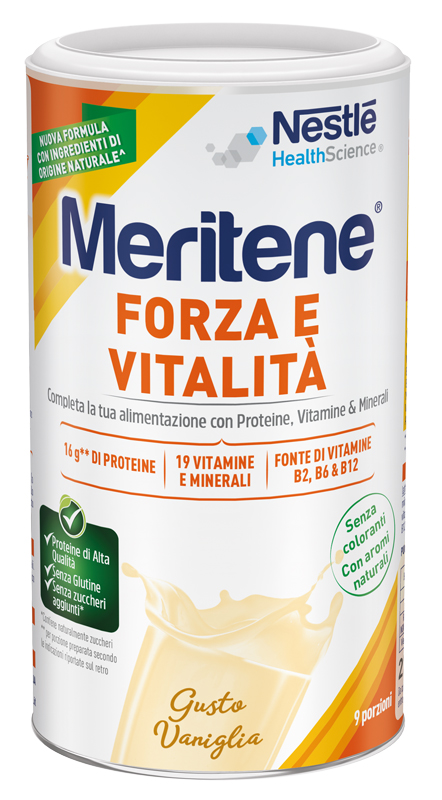 MERITENE FORZA E VITALITA' VANIGLIA 270 G - farmagiri
