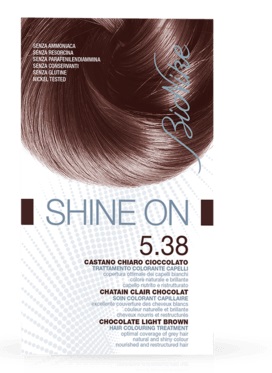 BIONIKE SHINE ON 5,38 CASTANO CHIARO CIOCCOLATO 125 ML - farmagiri