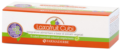 LAXAFRUIT 15 CUBETTI MASTICABILI 150 G - farmagiri