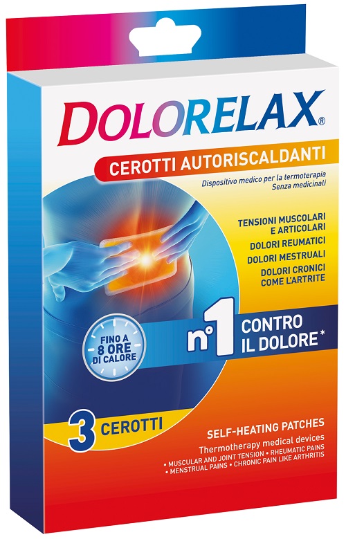 DOLORELAX CEROTTO EFFETTO CALDO 3 PEZZI - farmagiri